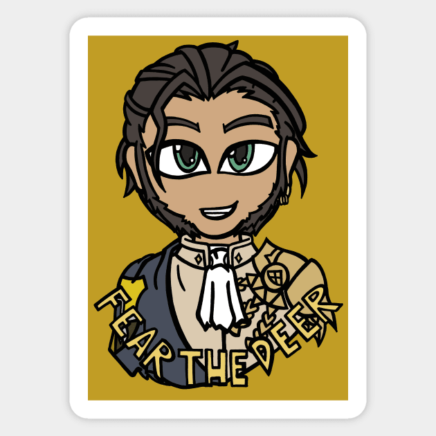 FE3H | Duke Claude von Riegen Sticker by ScribbleSketchScoo